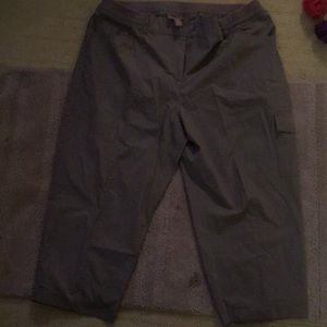Khaki capris
